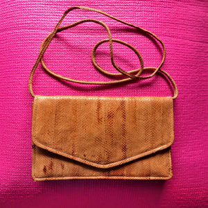 Vintage Snakeskin Purse / Clutch